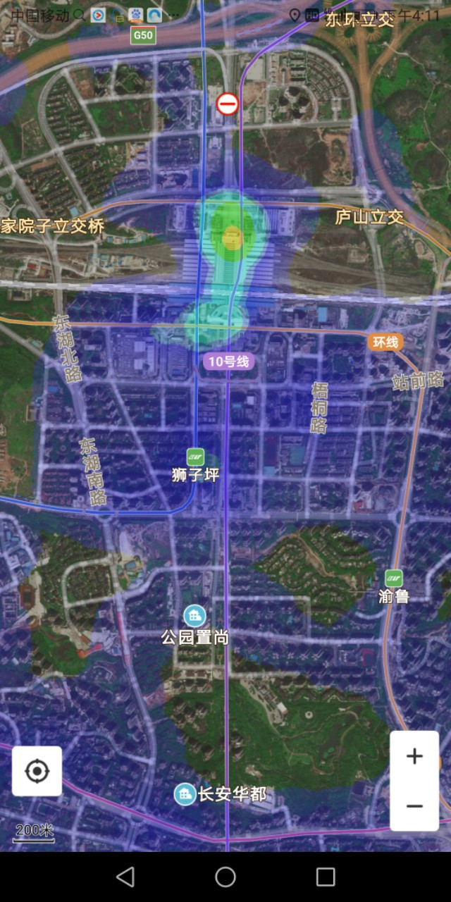 重庆人原来都喜欢去这里（人口热力图揭秘真相！）内环内