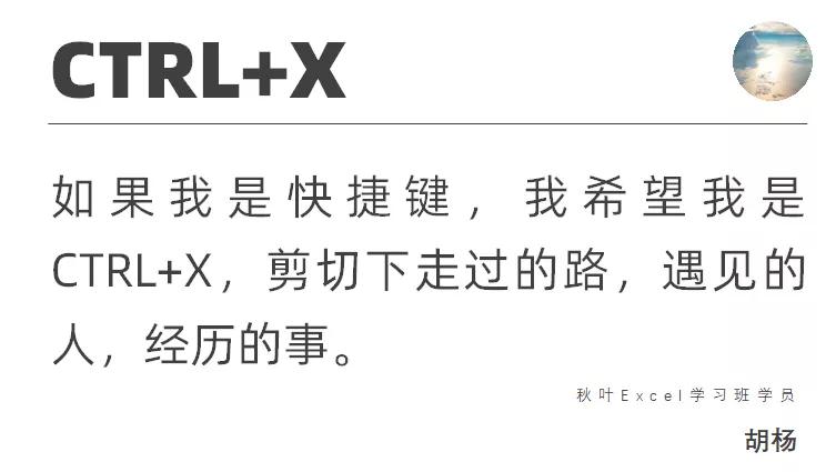 这11位Exceller不想做人了，他们想成为一个快捷键