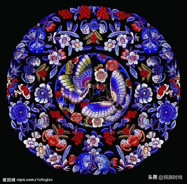 滚针绣,刺绣直针绣教程