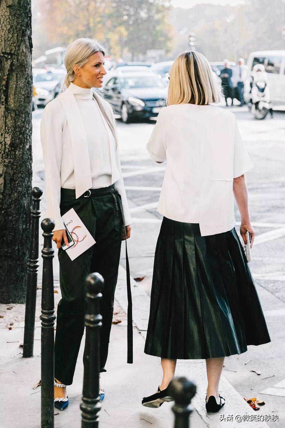 百褶裙气质又时髦,百褶裙时尚潮流款长款