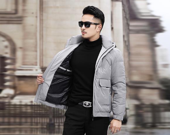 中年男人冬季怎么穿既保暖又时尚,秋冬季中年男士羽绒服搭配
