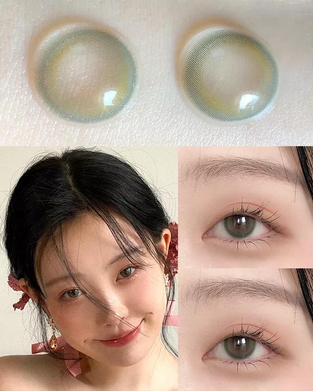 戴美瞳和不戴美瞳区别动漫图,戴黑色美瞳和不戴美瞳有区别吗