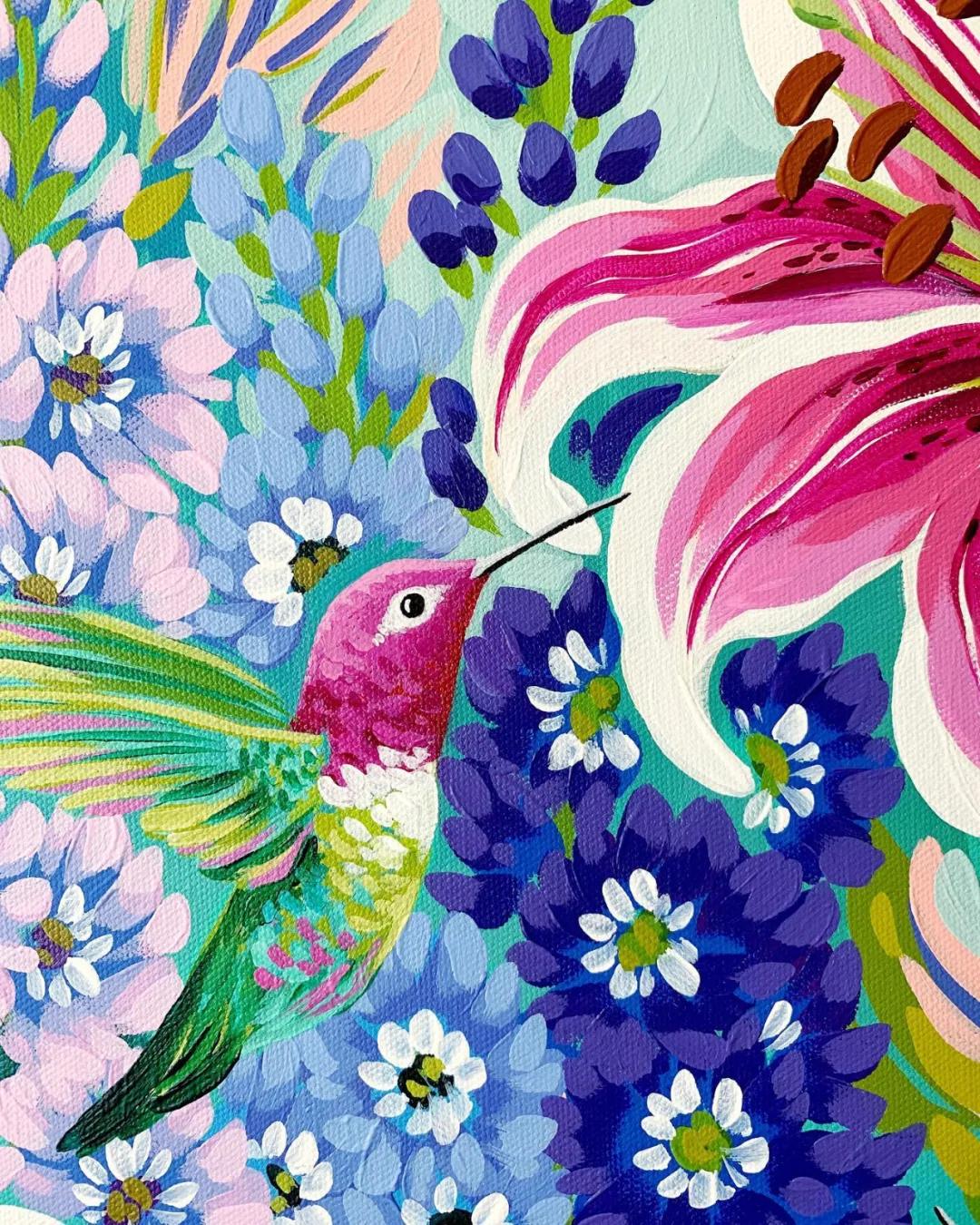 美术创意画幼儿丙烯平涂画,丙烯平涂的正确方法图解