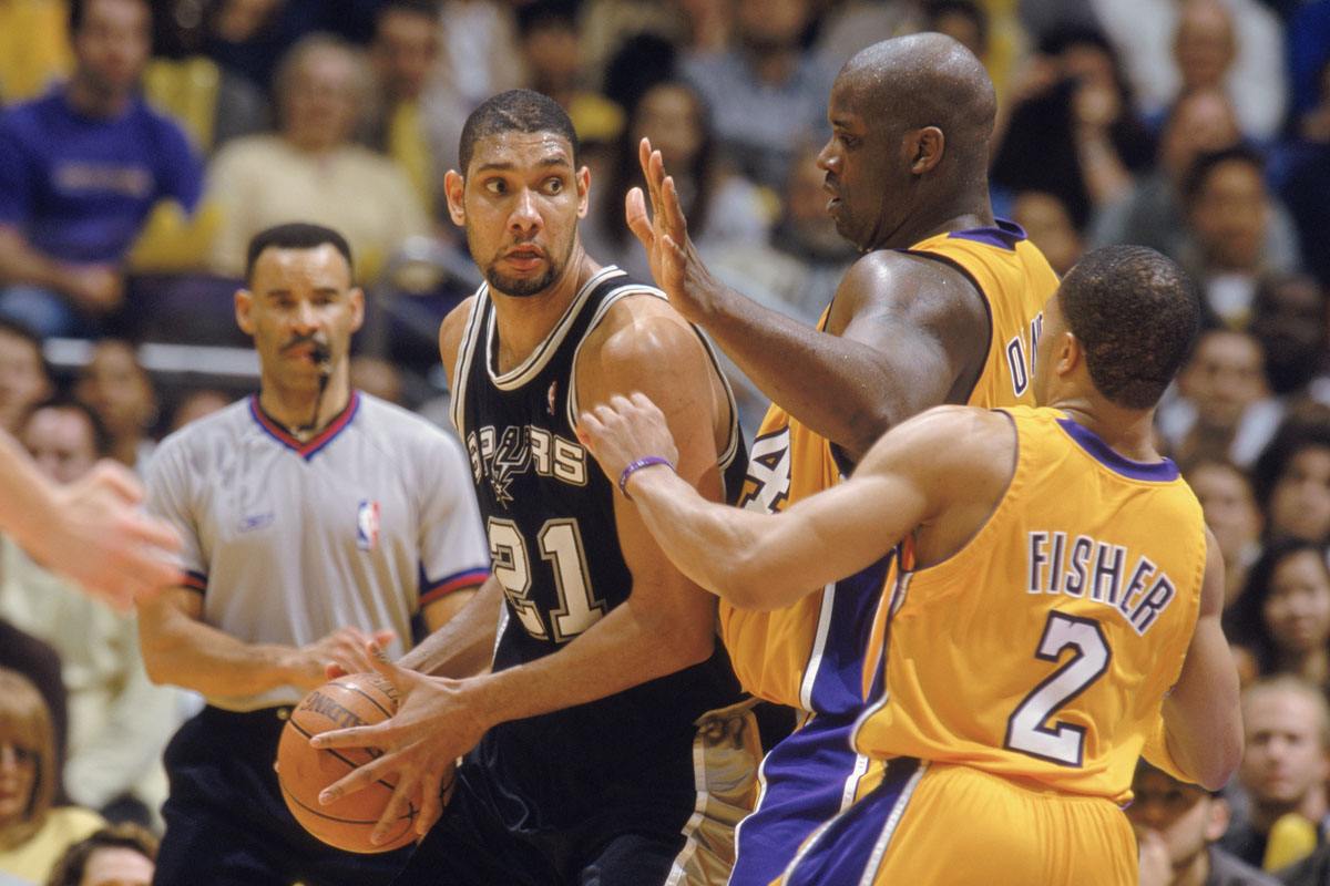 奥尼尔评价邓肯历史,奥尼尔对邓肯的总决赛