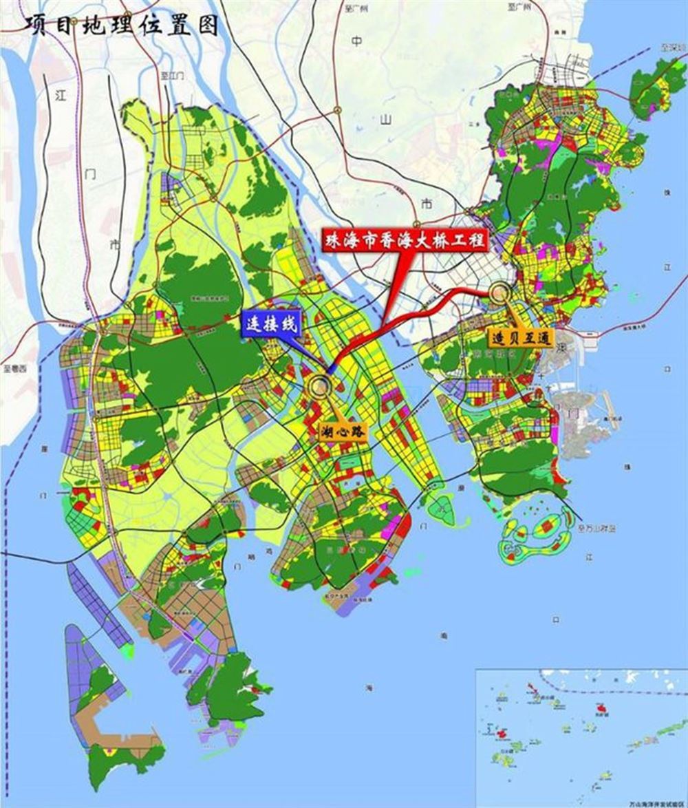 珠海金湾区未来发展,珠海金湾区西部中心城区