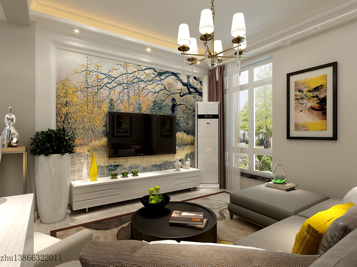 90平方中间户型现代简约轻奢风格,合肥独特的小户型设计