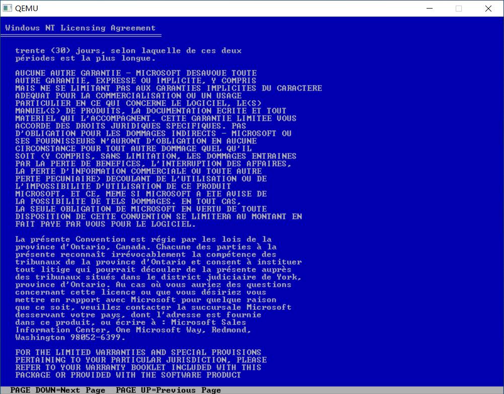 QEMU安装WINDOWSNT4.0MIPS版本