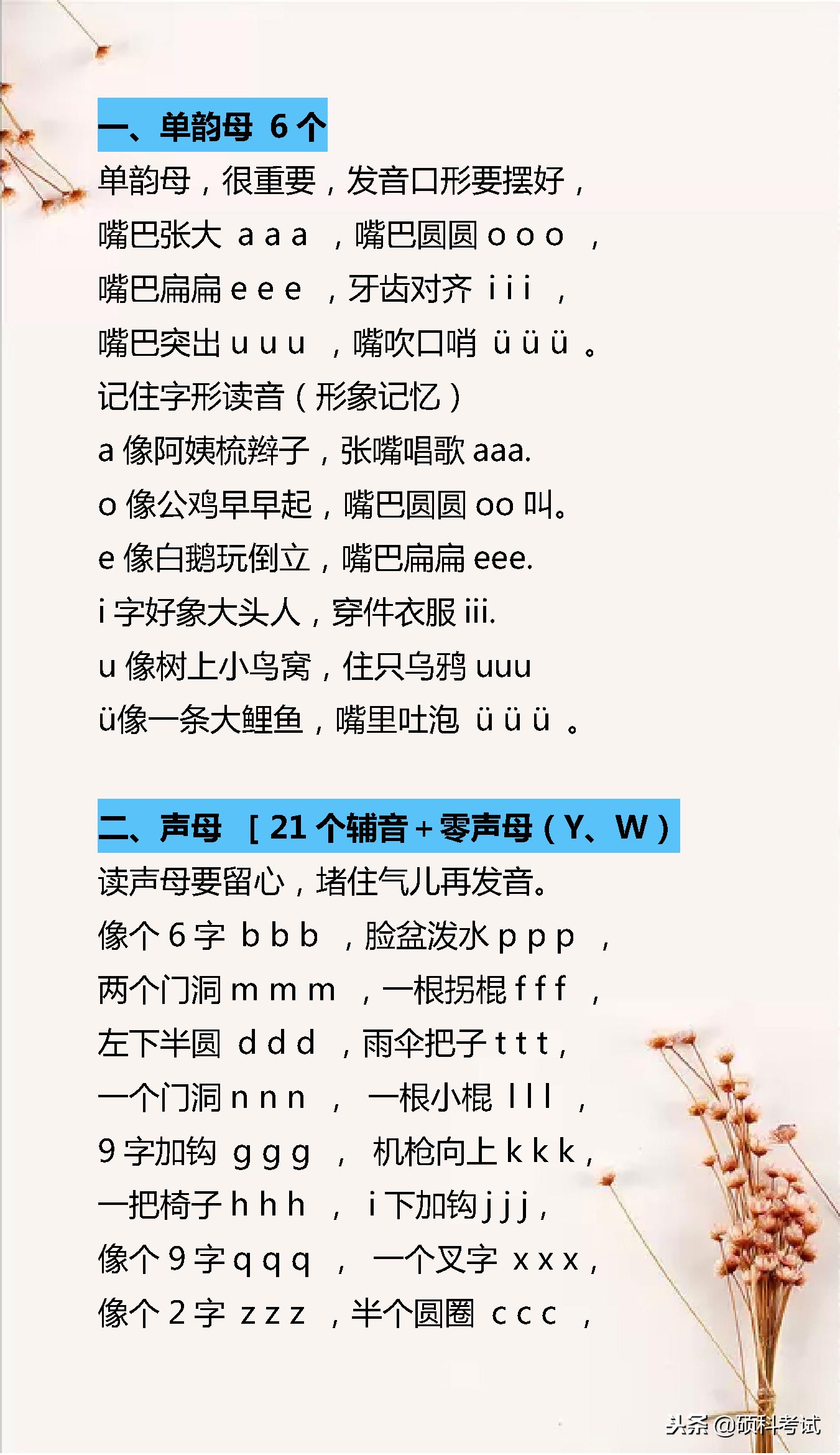 一年级语文拼音学习方法与技巧,小学一年级语文拼音知识点汇总