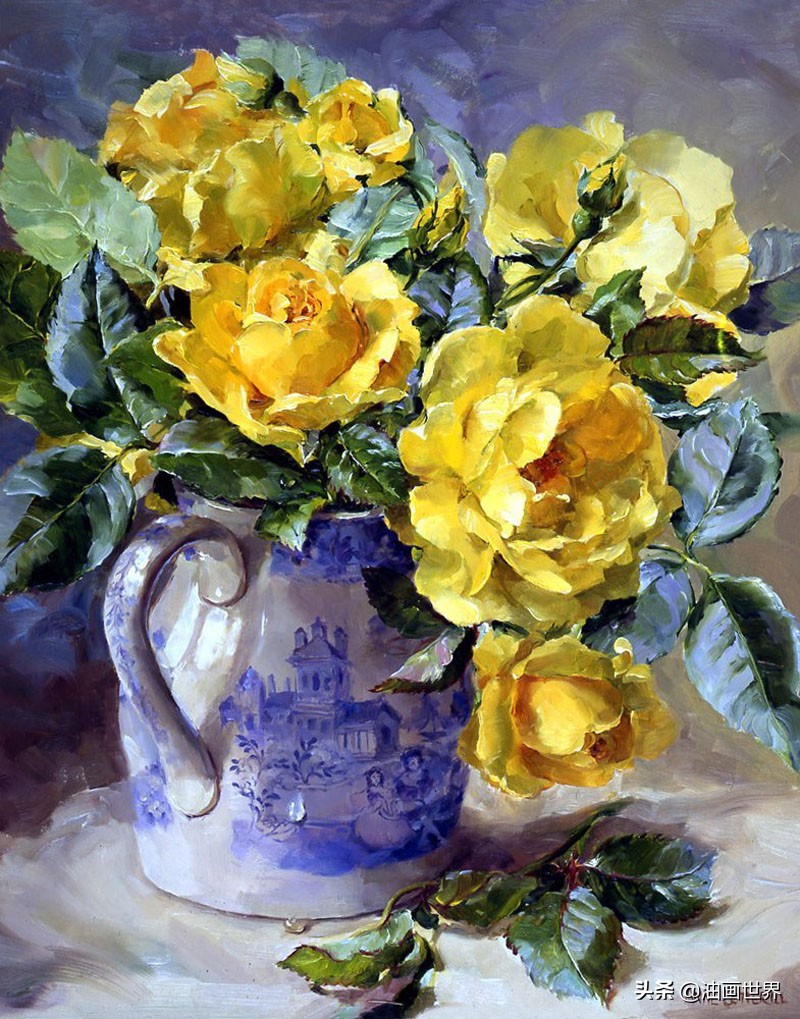 花开了,我便画花!花谢了,我便画自己!