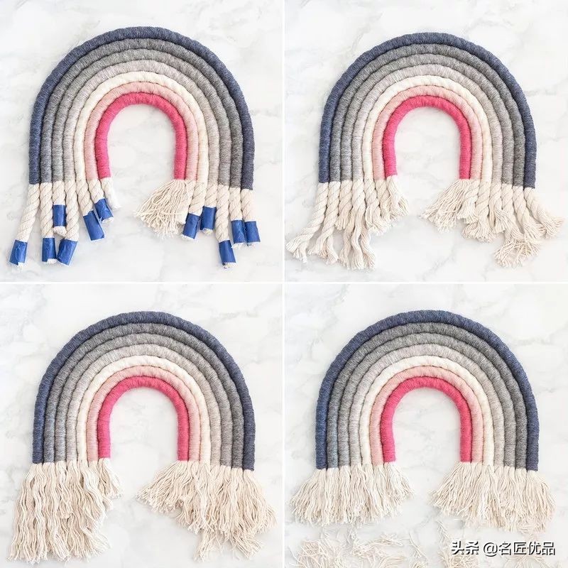 自己在家做家用装饰,diy手工挂毯教程