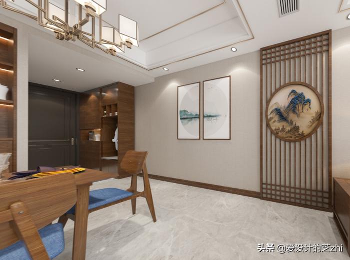 中式诗意栖居设计,中航城600平米院子