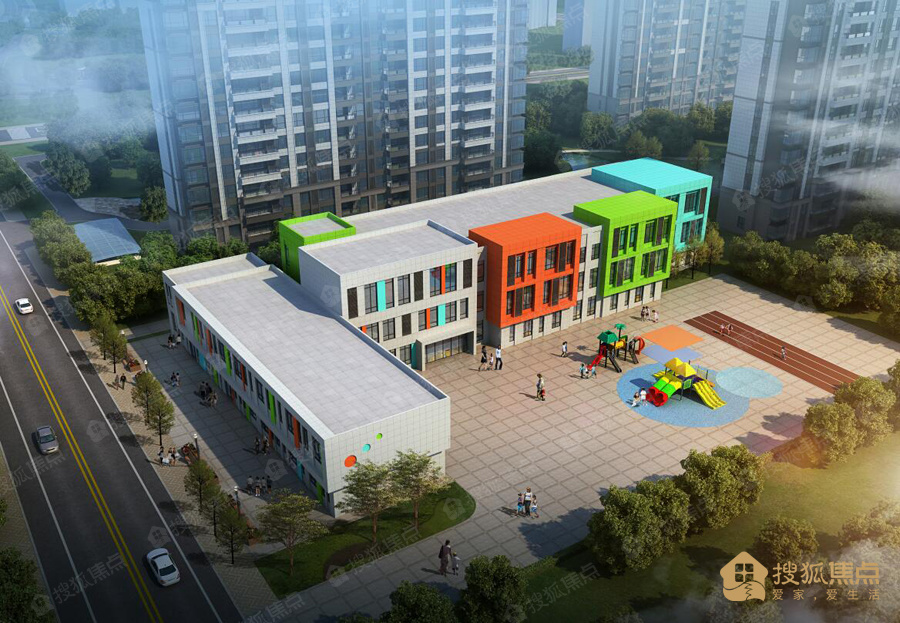 国企西地置业乾元府项目预计6月开放售楼处幼儿园建至地上3层