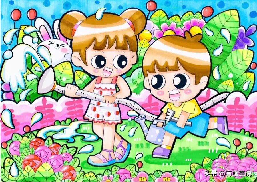 儿童创意画9-12岁,儿童创意画7-8岁创意画入门教程