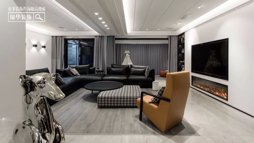 锦华装饰装修实景案例,锦华现代轻奢装修风格