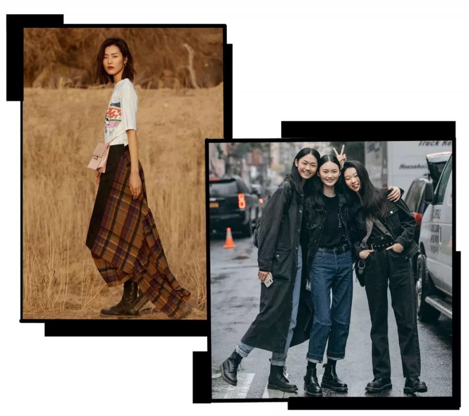 欧阳娜娜有多喜欢马丁靴,欧阳娜娜最新马丁靴