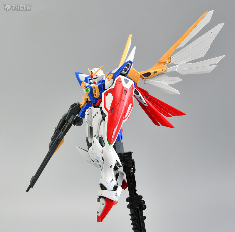 万代高达rgrx78-2,万代rg飞翼零式高达