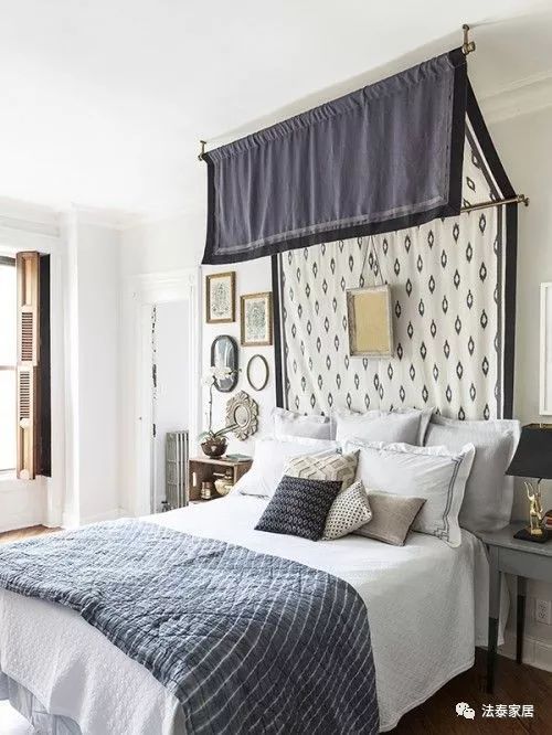 床幔一整套,床帘一体式布置