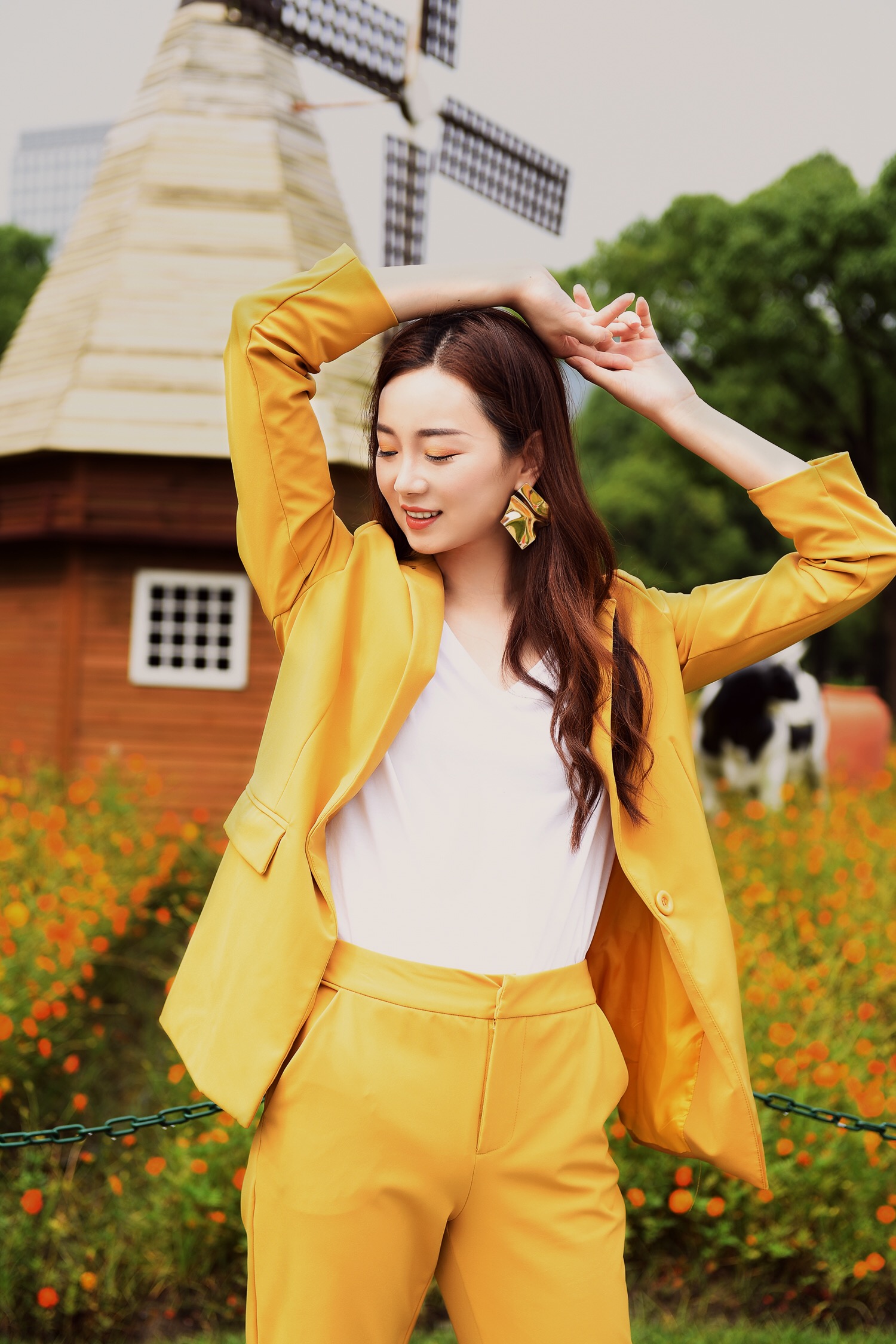 黄橙绿颜色的手账,夏天色彩手账图片