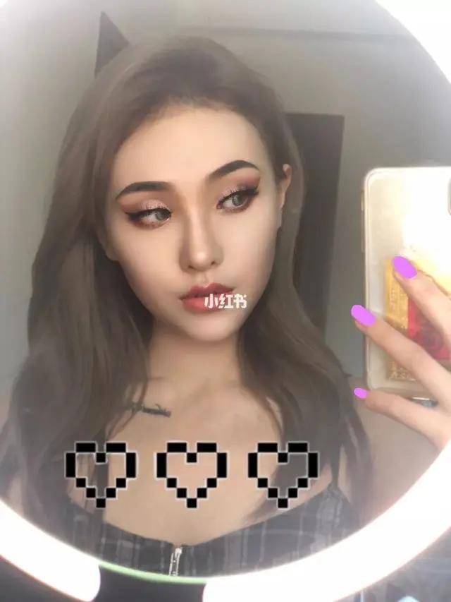 氛围感单眼皮内双眼妆教程,单眼皮肿眼泡粉色系眼妆教程