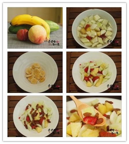 水果沙拉酱怎么做最好吃,不放蔬菜粒的沙拉做法