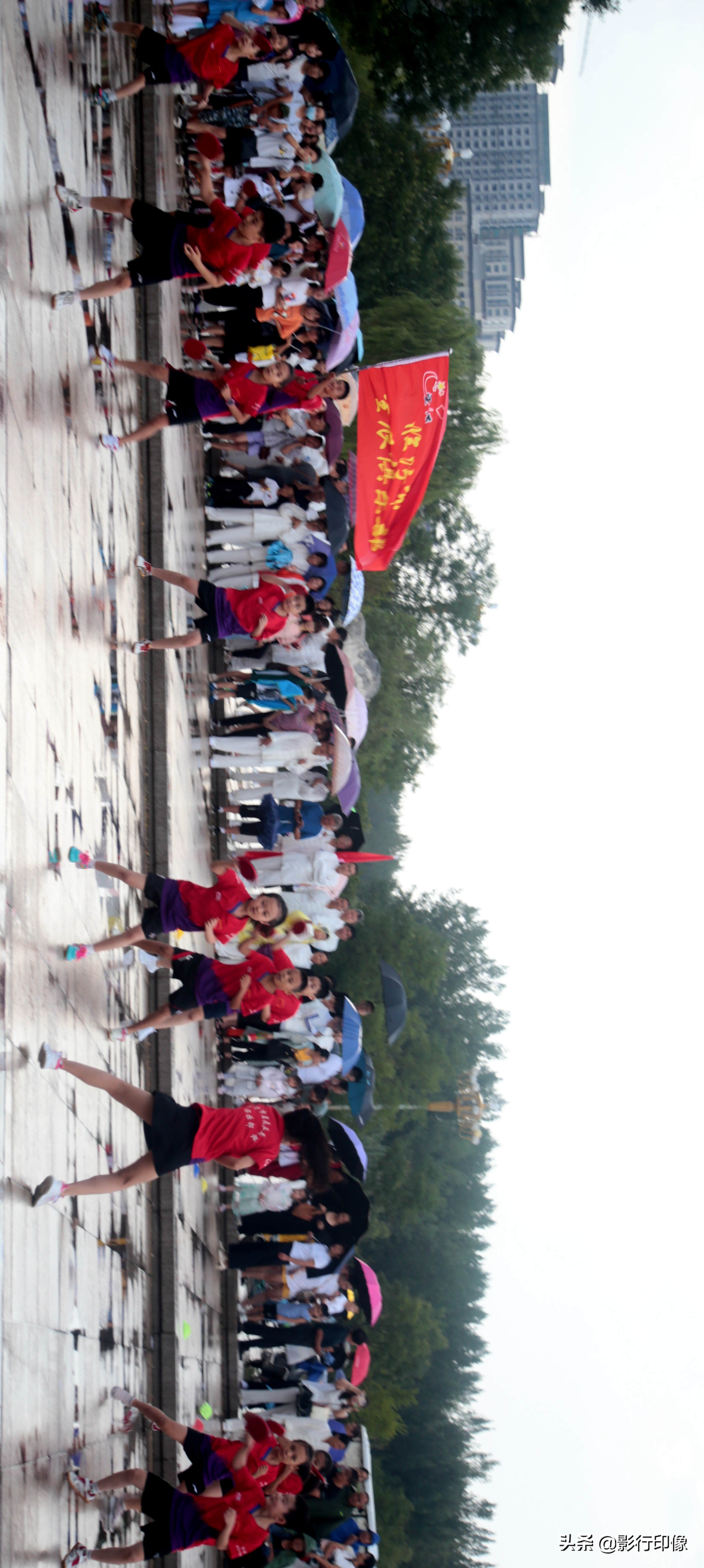 临汾市2020年全民健身启动仪式在在九州广场举行