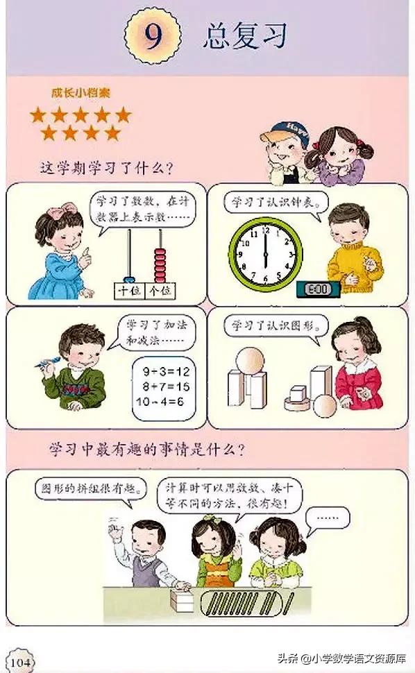 人教版小学数学一年级下册电子版,小学数学人教版电子课本教案