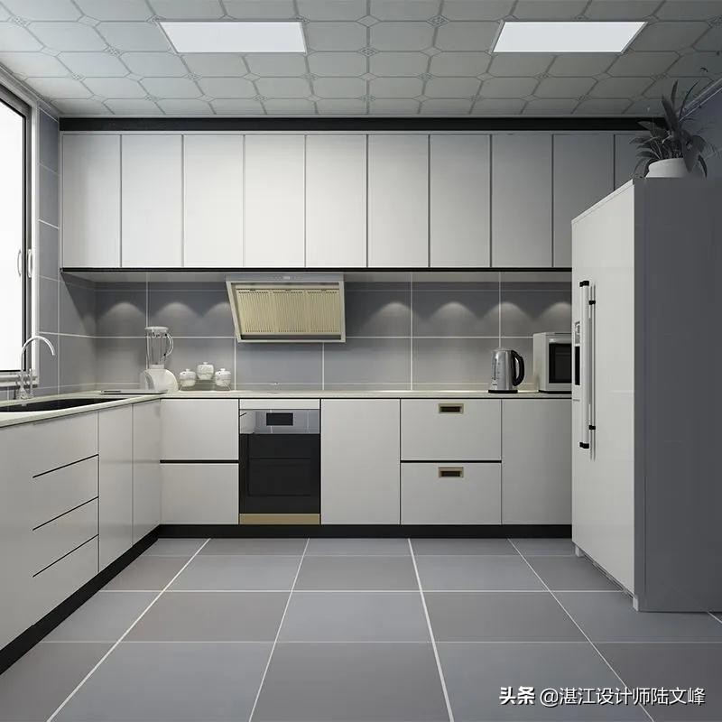 厨房贴网红小白砖好看吗,800x800瓷砖上墙厨房好看吗