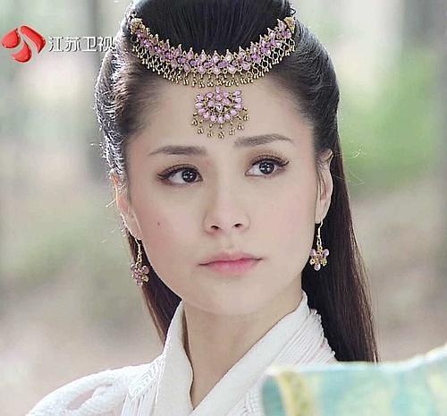 有齐刘海的古装编发,无刘海古装发型编发