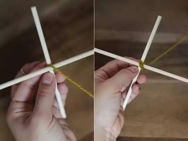 厉害，只用一次性筷子绕上毛线，开出曼荼罗花！附手工教程