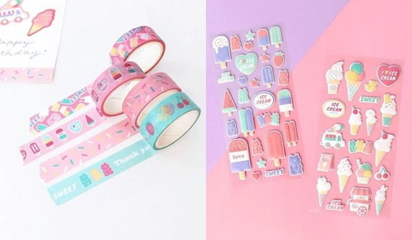 韩国大创缤纷ICECREAM系列 帆布袋、熊熊冰棒让少女心爆发