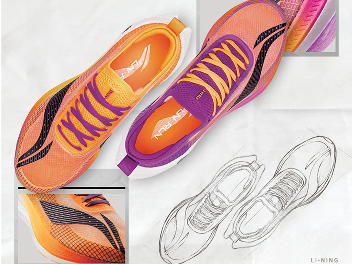 高颜值潮流设计加上顶级科技,成品鞋是预料之外的好看与强劲