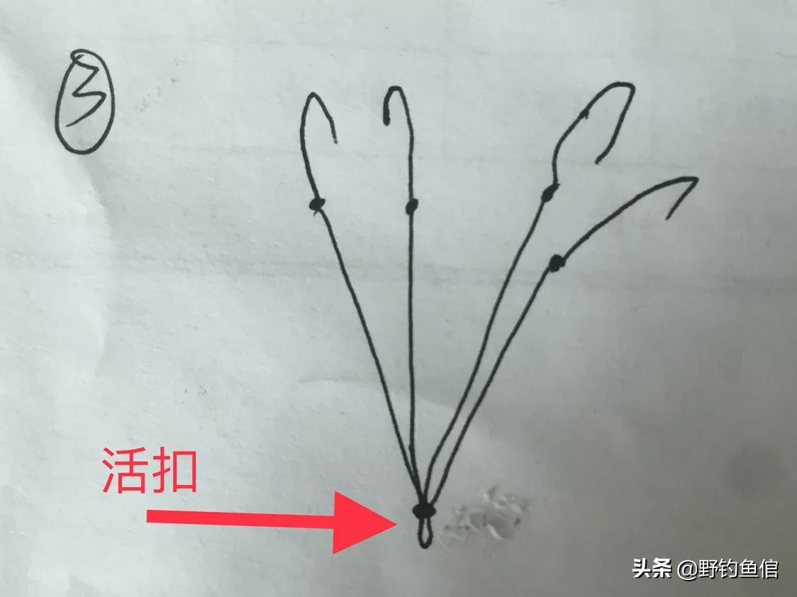 三步交叉钓法大全,双铅钓法与配图