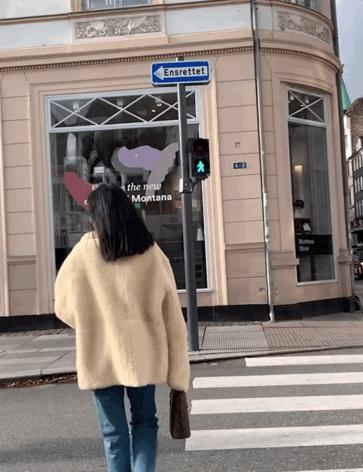 春天几月适合穿羊羔毛外套,羊羔毛外套burberry