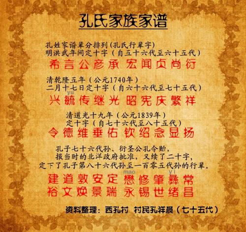 辽宁营口赵氏族谱字辈排序大全,江西吉安李氏族谱字辈排序查询