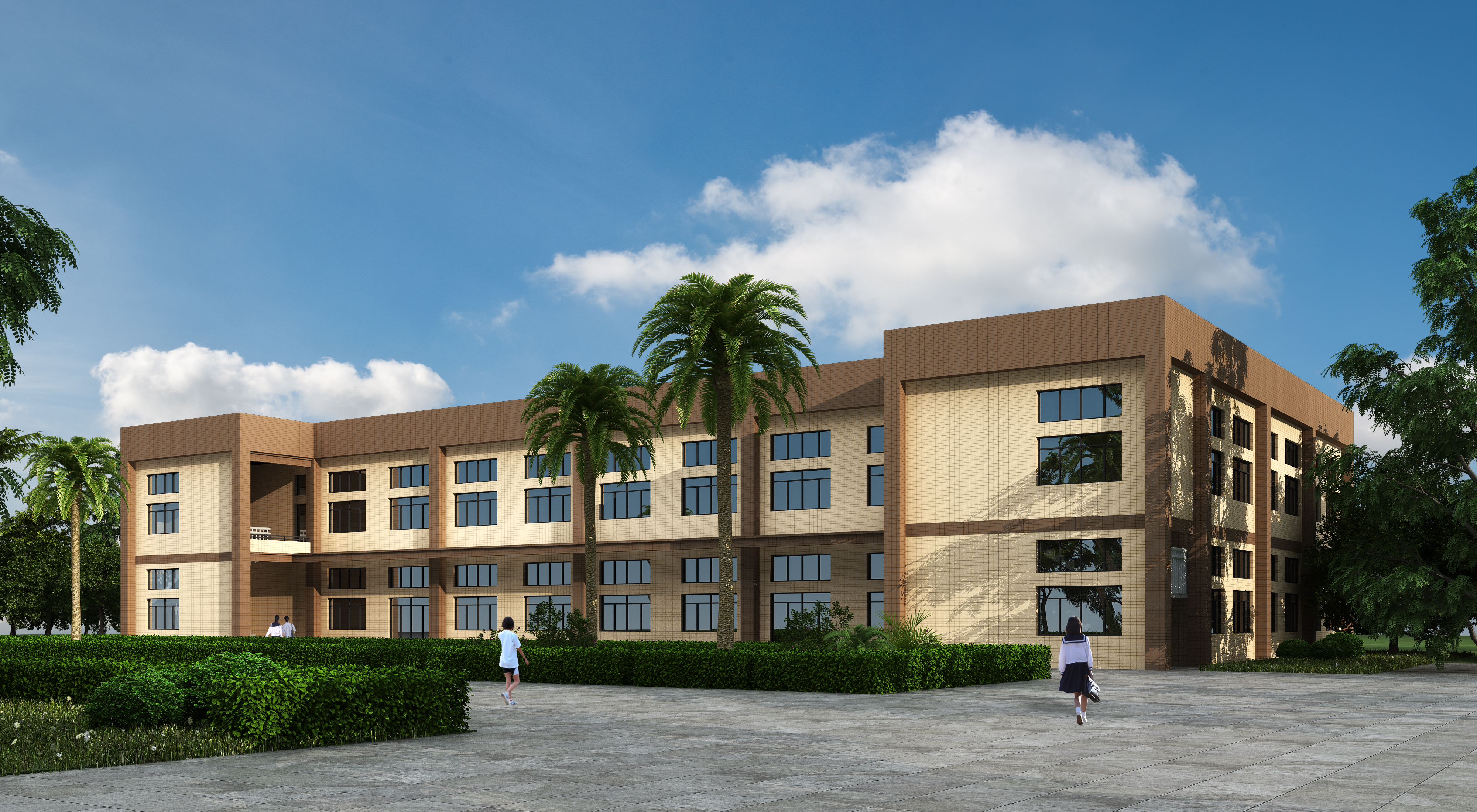 搬家迁新址万象更新,博罗中学搬校区