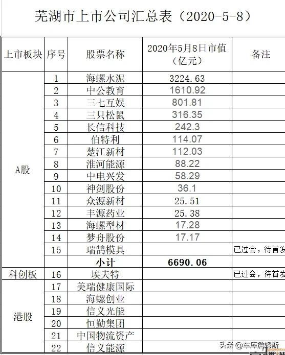 芜湖最大产业集团,芜湖市企业发展情况
