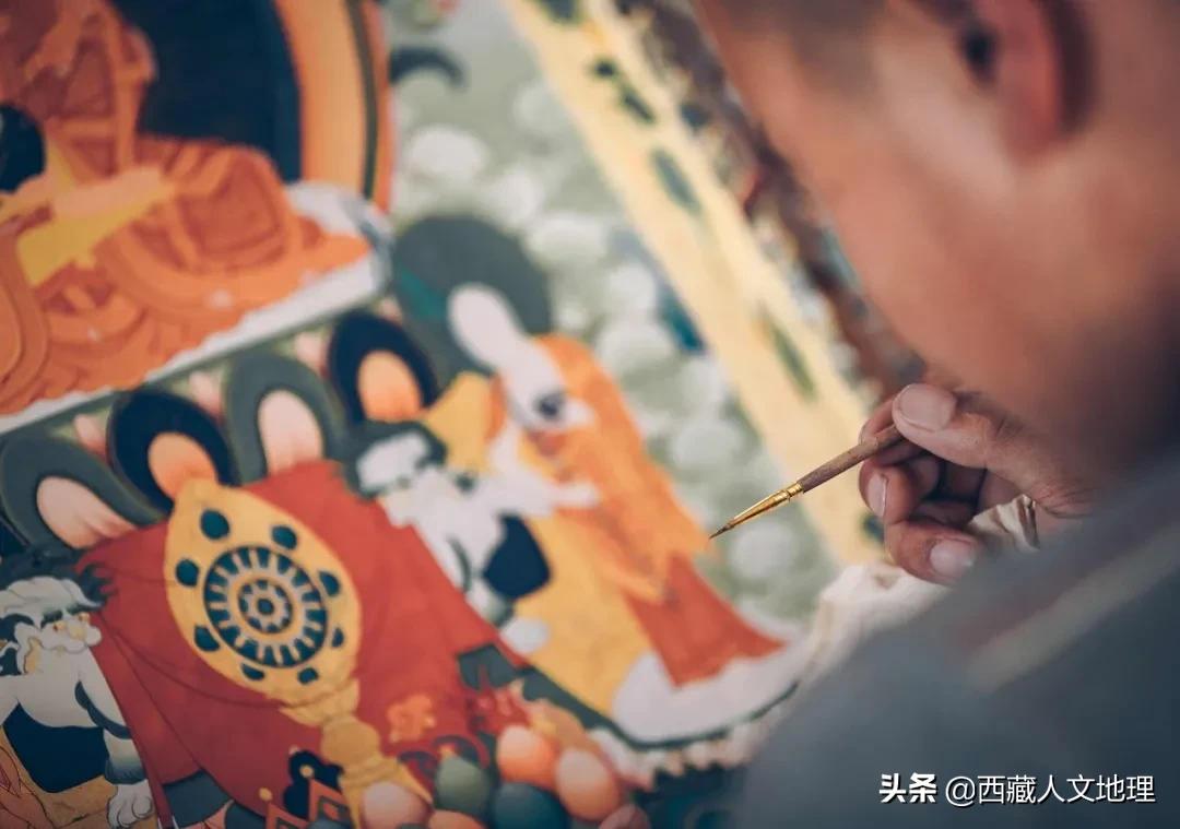 布达拉宫里最珍贵的唐卡,扎什伦布寺唐卡意义