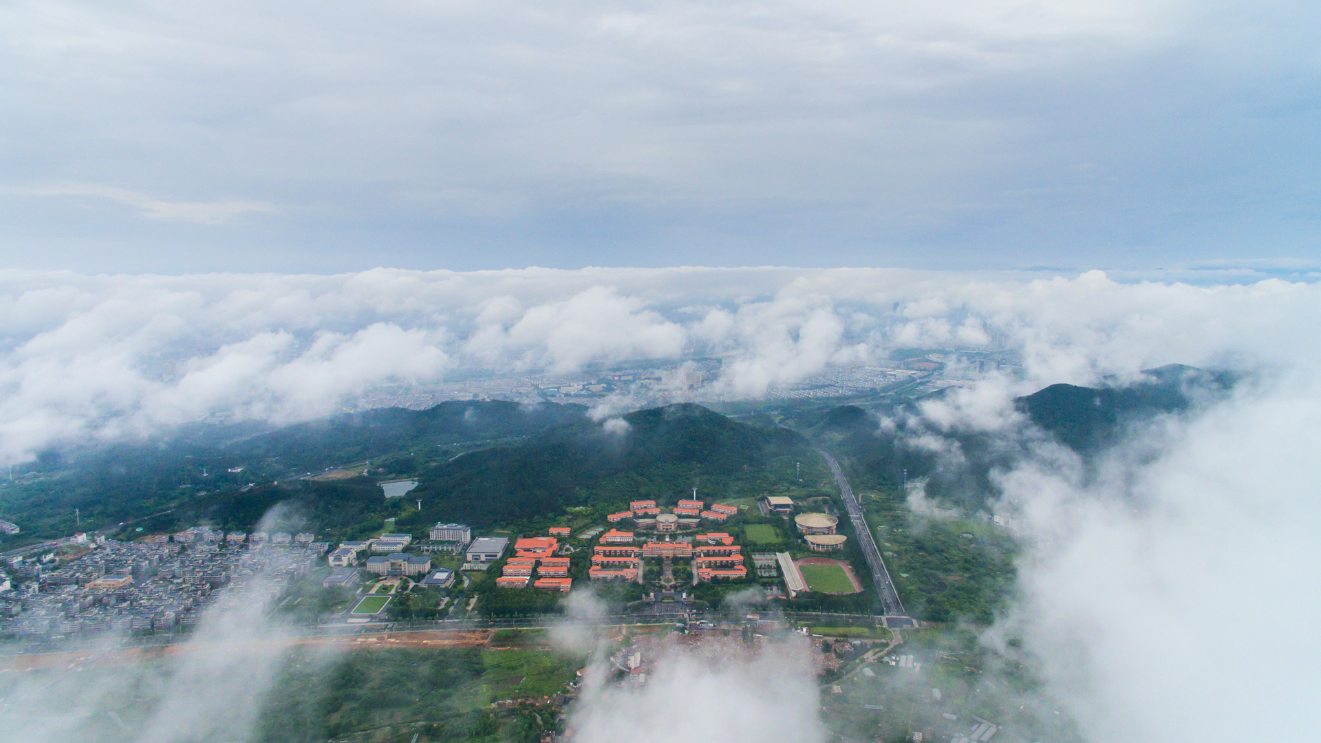 义乌中学风景,义乌最美学校