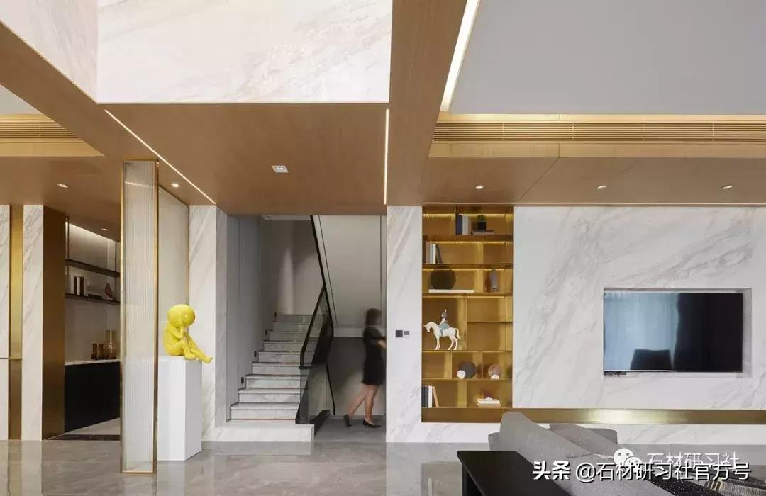 大理石现代极致设计,现代简约天然大理石款式推荐