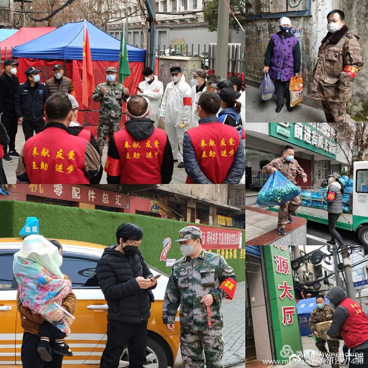 江岸区前进街桃园社区里,有一支“桃园采购轻骑队”