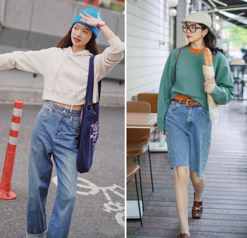 卫衣连帽装搭什么鞋好看,小个子穿连帽卫衣还是圆领