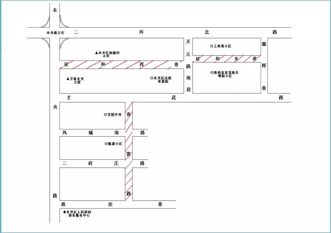 西安市的道路名大全,西安最美路名