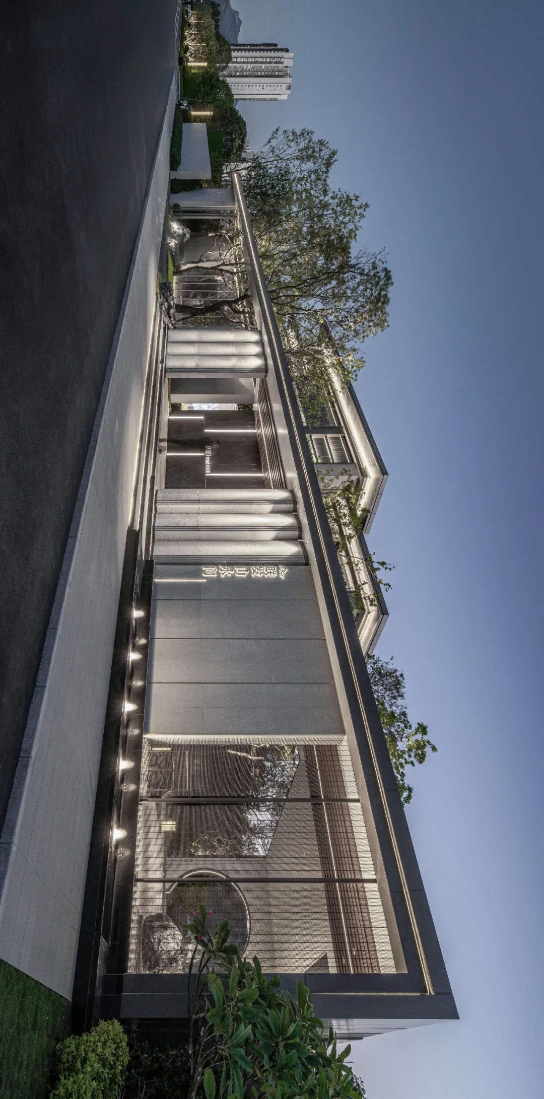 小区大门入口设计二（现代大气简约·新亚洲风格）