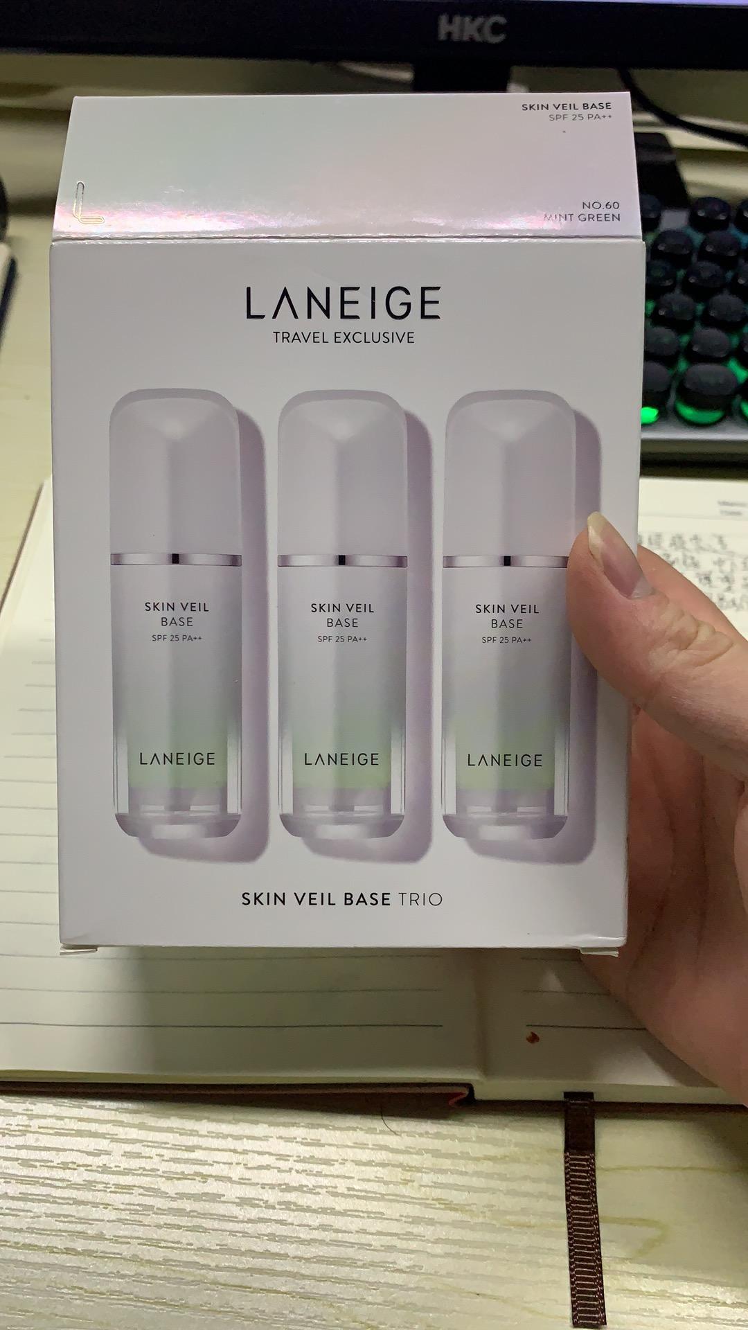 laneige兰芝防晒隔离霜遮瑕三合一,兰芝laneige雪纱丝柔隔离霜