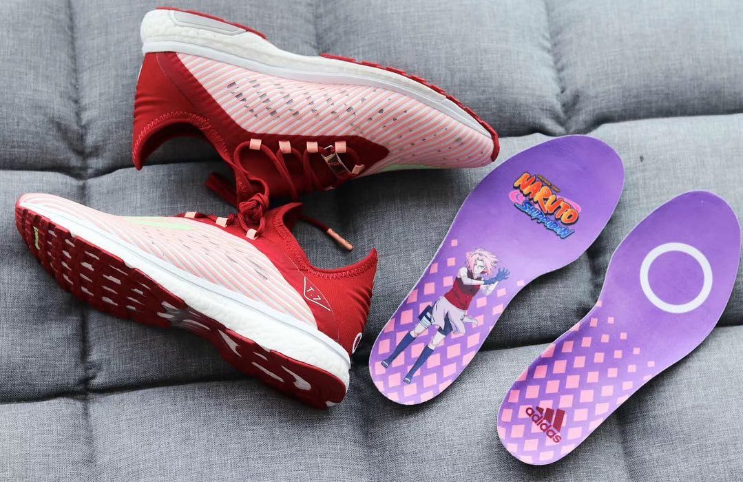 火影忍者联名鞋木叶,adidas火影联名