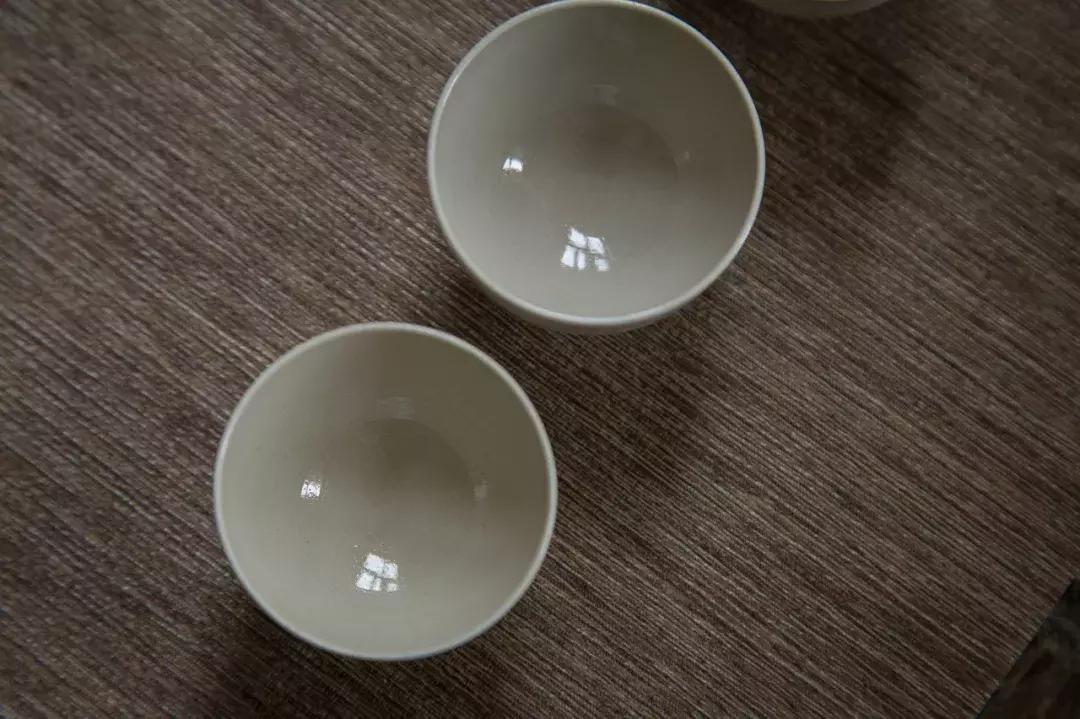 稻香釉品茗杯,影青釉品茗杯