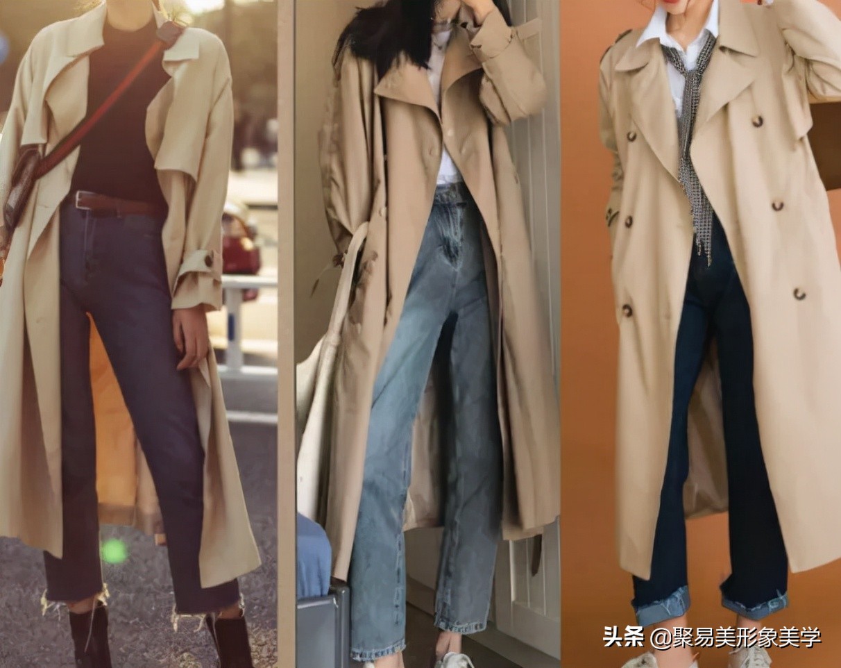 初秋穿什么颜色好看,秋天穿“杏色”太好看了