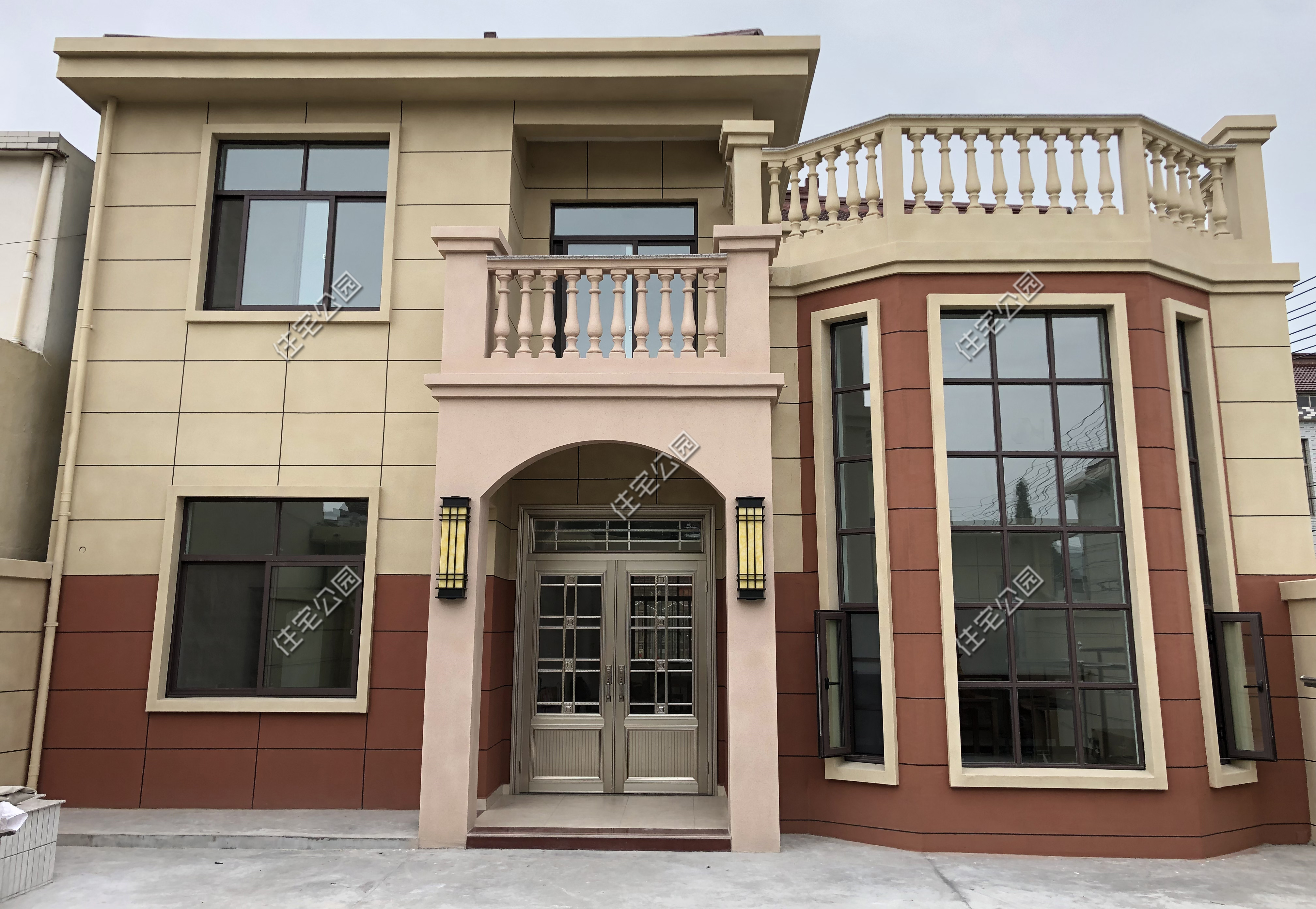 10套农村别墅合集中式小院,二层带露台18万左右乡村别墅