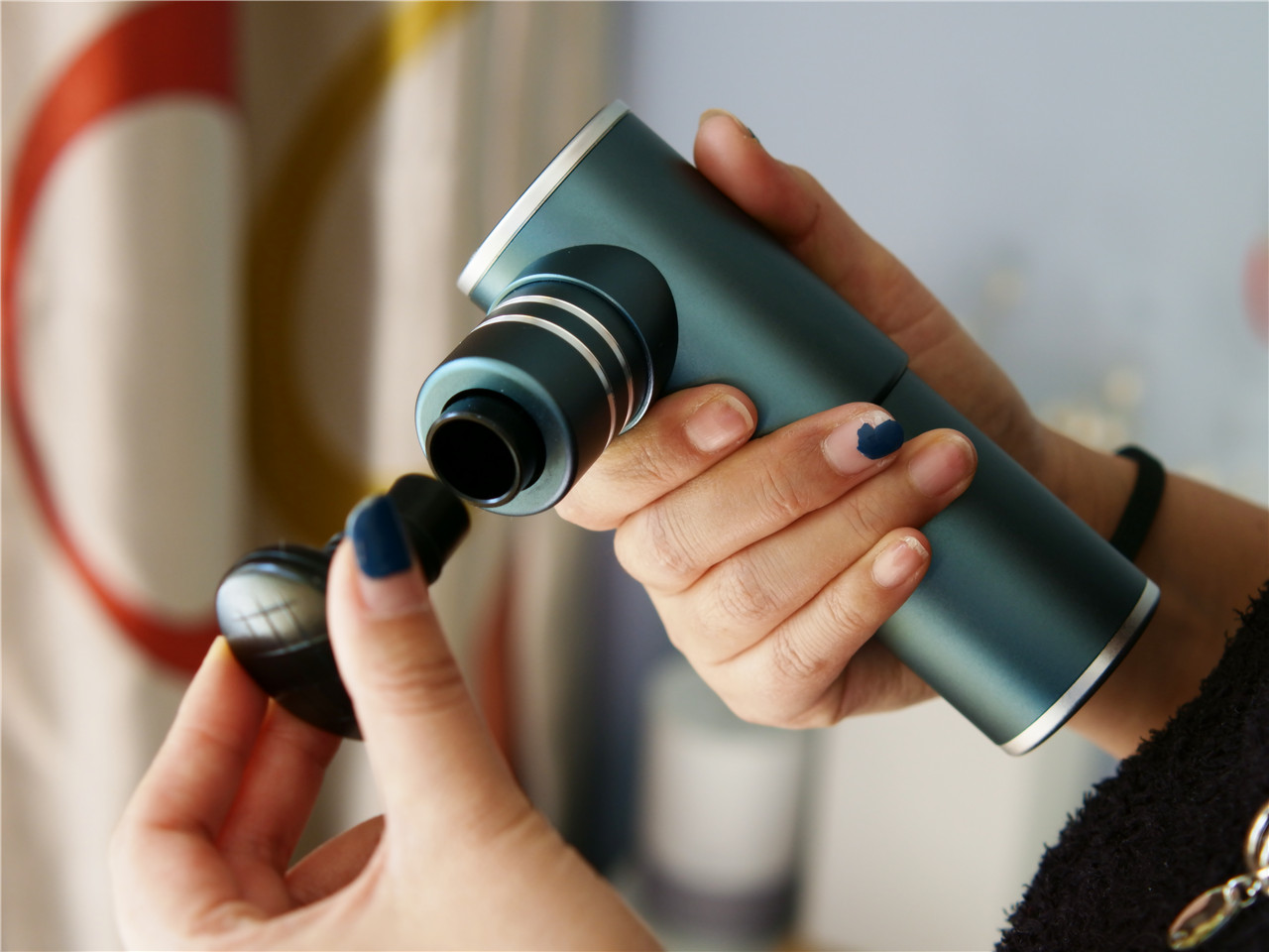 菠萝君筋膜枪miniv2测评,AI模式