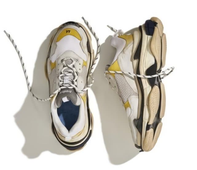 balenciaga老爹鞋triples,triples老爹鞋荧光绿夏天穿搭